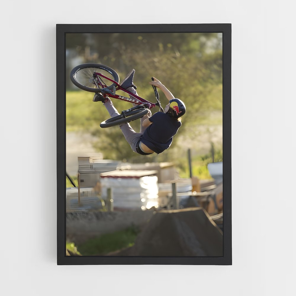Poster Tricks et Passion – affiche Cyclisme (vue 2)